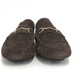 Gucci Driving Shoes Horsebit Suede Brown 8 — view 4