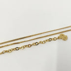 Dior Christian Necklace Logo Plated Gold — view 7