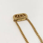 Dior Christian Necklace Logo Plated Gold — view 5