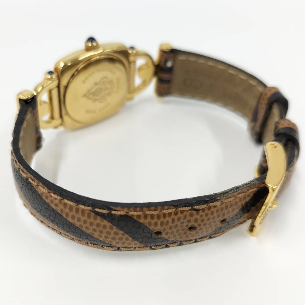 Gucci Watch Horsebit Leather Belt SS Quartz White Dial — view 4