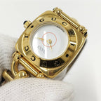 Gucci Watch Horsebit Leather Belt SS Quartz White Dial — view 6