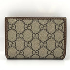 Gucci Horsebit Bifold Wallet Leather Beige Brown — view 3