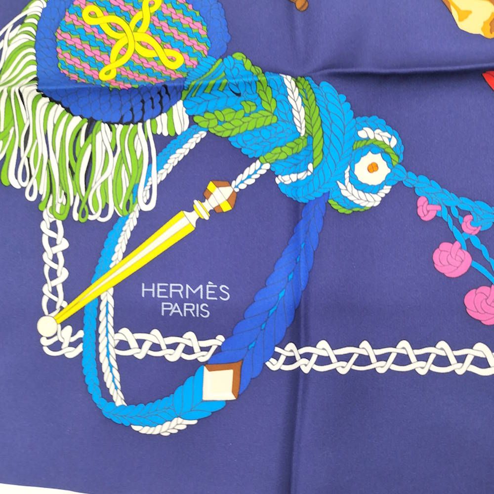 Hermes Scarf Carre 90 Timpani Player — view 6