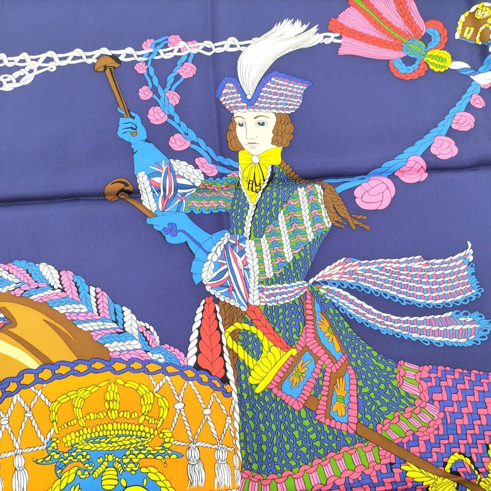 Hermes Scarf Carre 90 Timpani Player — view 3
