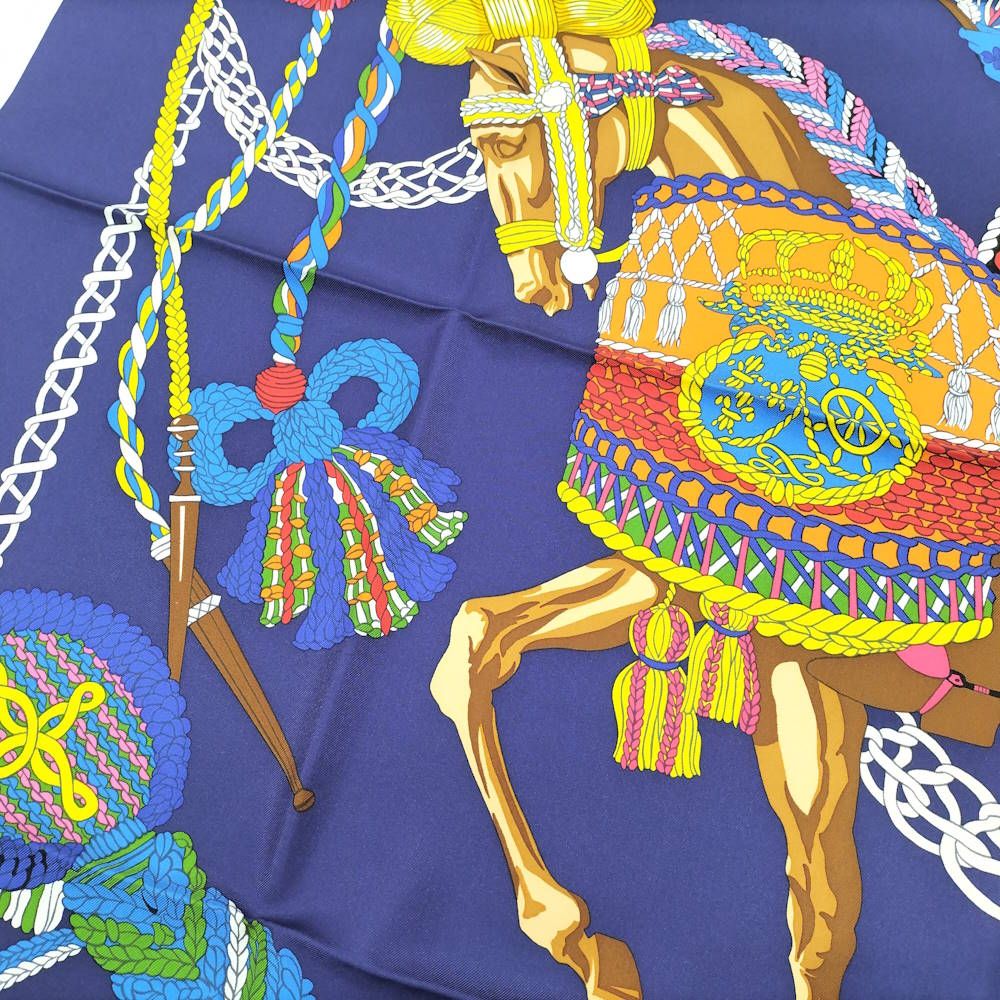 Hermes Scarf Carre 90 Timpani Player — view 4