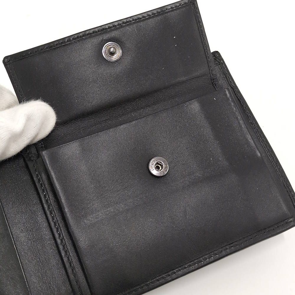 Fendi Bifold Wallet Zucca Leather Canvas Black — view 8