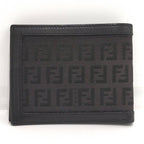 Fendi Bifold Wallet Zucca Leather Canvas Black — view 3
