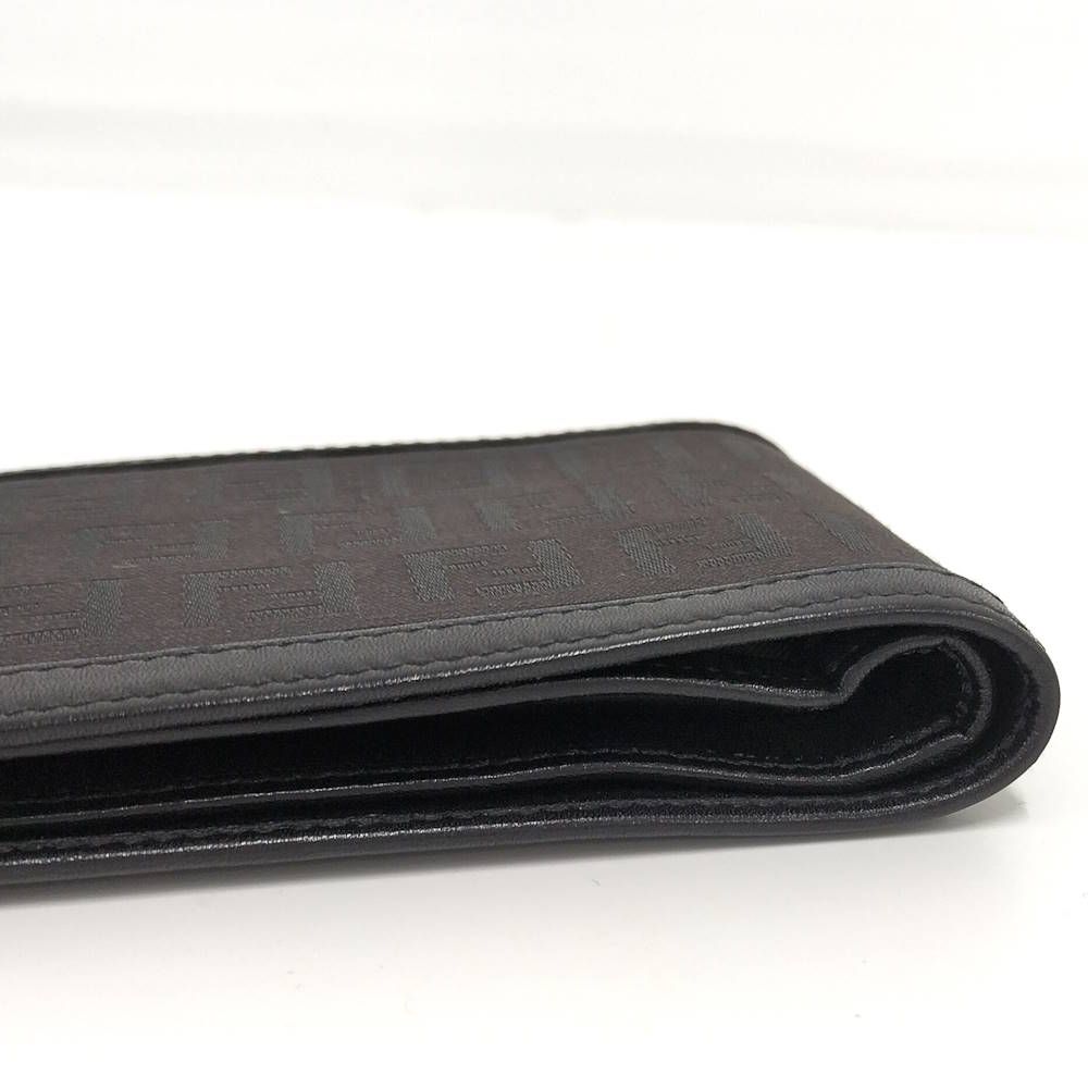 Fendi Bifold Wallet Zucca Leather Canvas Black — view 5