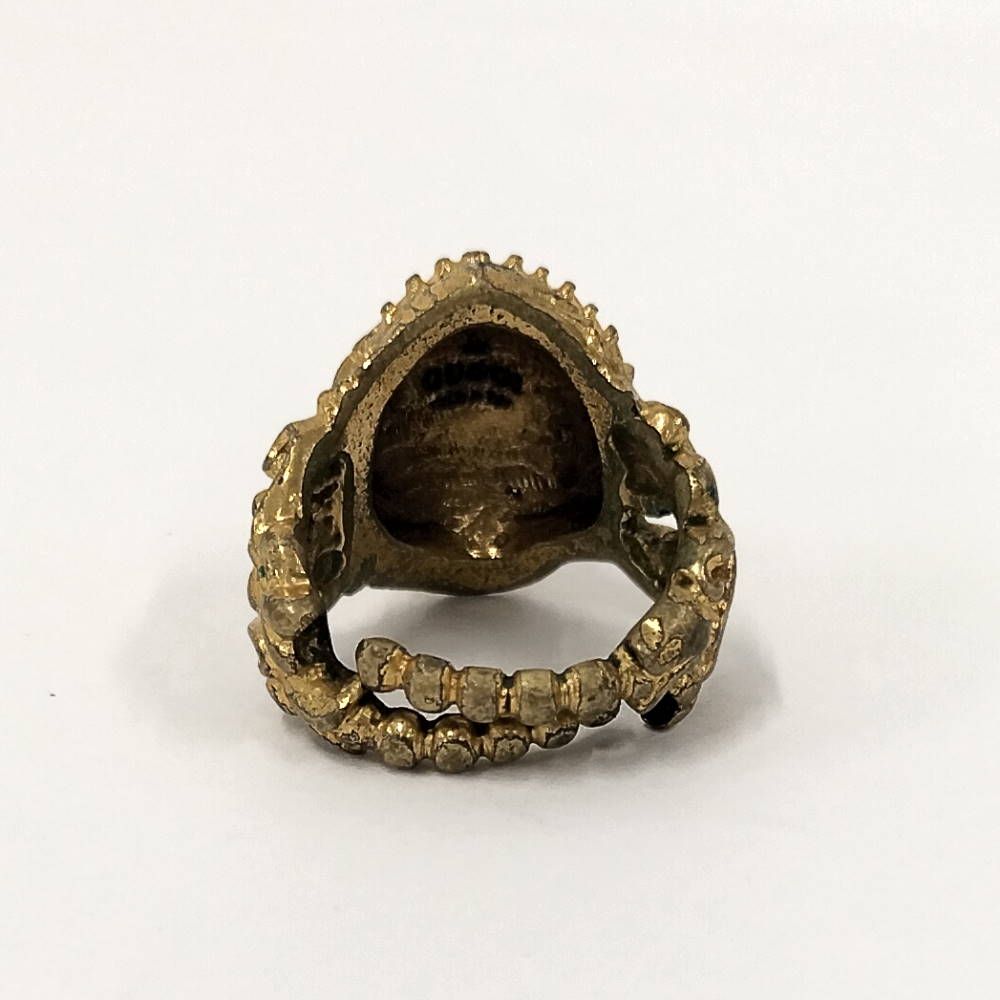 Gucci Ring Monkey Head Plated Gold — view 2