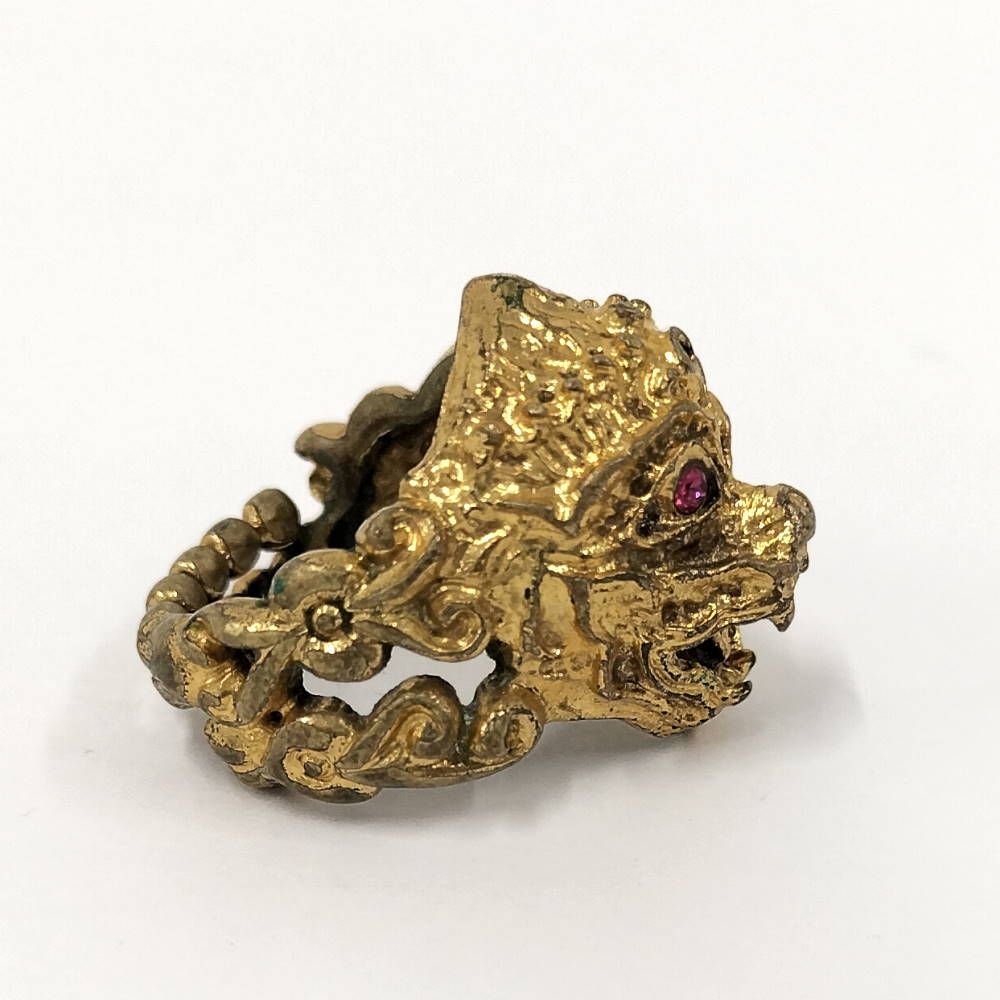 Gucci Ring Monkey Head Plated Gold — view 5