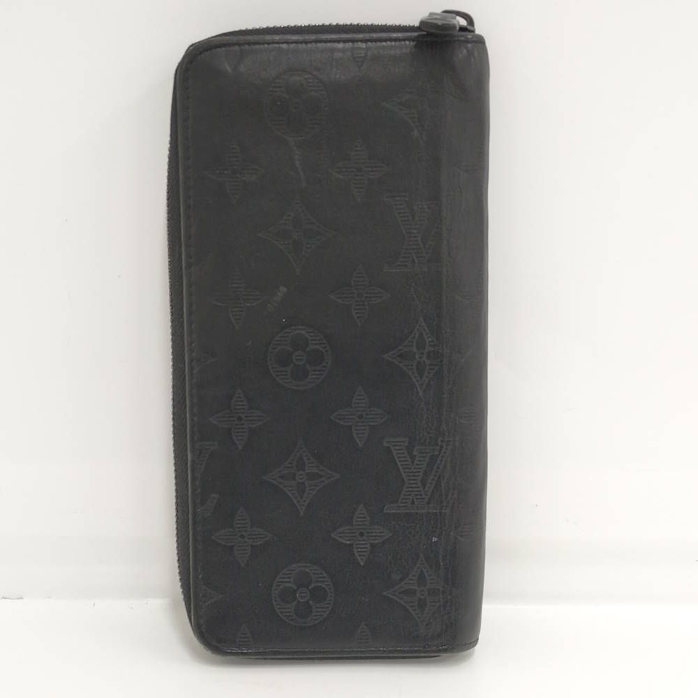 Louis Vuitton Zippy Wallet Vertical Zip Around Monogram Shadow — view 3