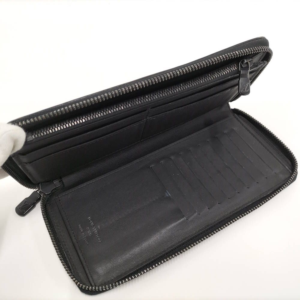 Louis Vuitton Zippy Wallet Vertical Zip Around Monogram Shadow — view 9