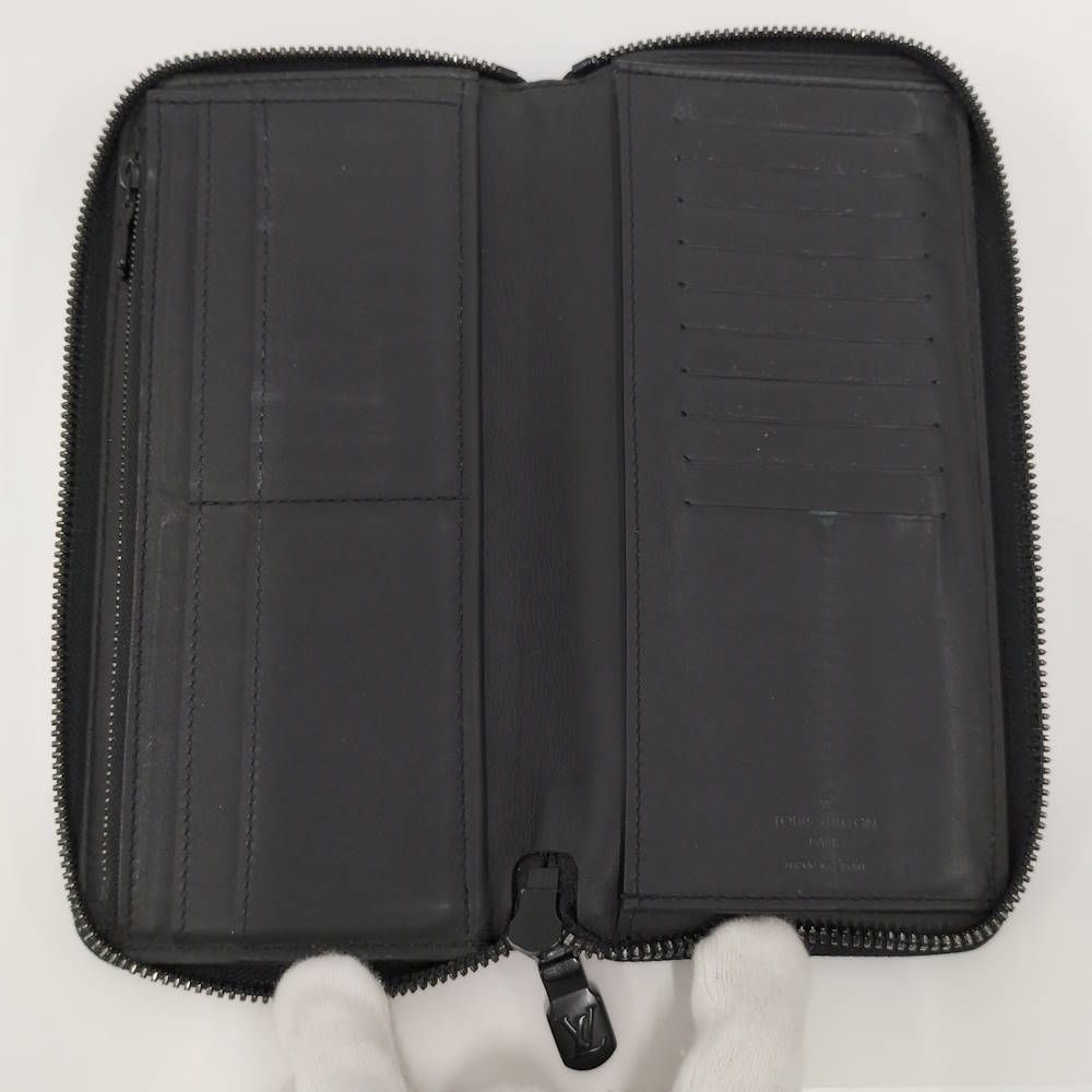 Louis Vuitton Zippy Wallet Vertical Zip Around Monogram Shadow — view 2