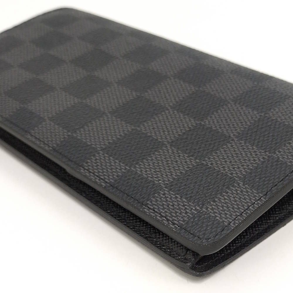 Louis Vuitton Bifold Long Wallet Portefeuille Brother Damier Graphite — view 6