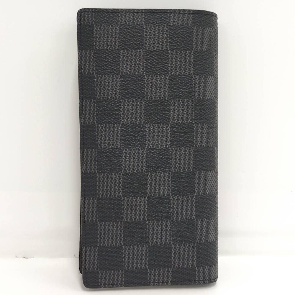 Louis Vuitton Bifold Long Wallet Portefeuille Brother Damier Graphite — view 3