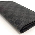 Louis Vuitton Bifold Long Wallet Portefeuille Brother Damier Graphite — view 5