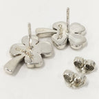 Chanel Earrings Clover Silver — view 4