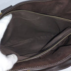 Celine Handbag Macadam Leather Canvas Beige Brown — view 9