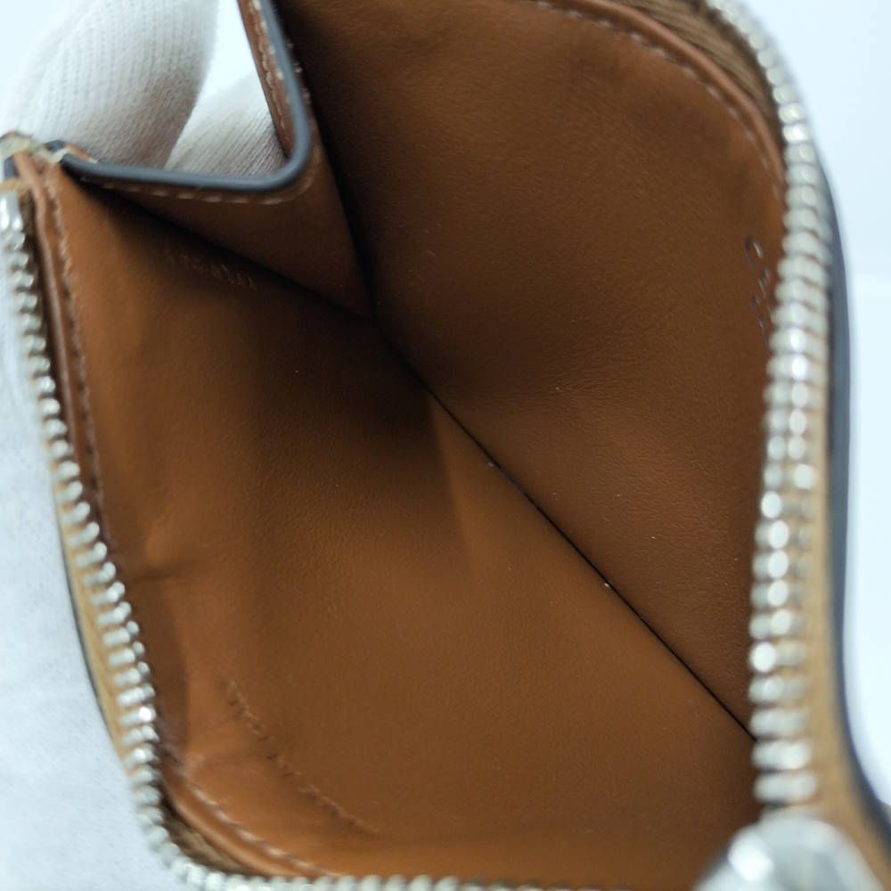 Celine Zip Card Case Leather Brown — view 9