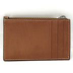 Celine Zip Card Case Leather Brown — view 2