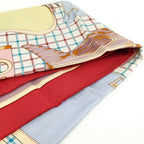 Hermes Carre 90 Scarf Camails Camaille Red — view 4