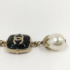 Chanel CC Logo Pearl Necklace — view 4