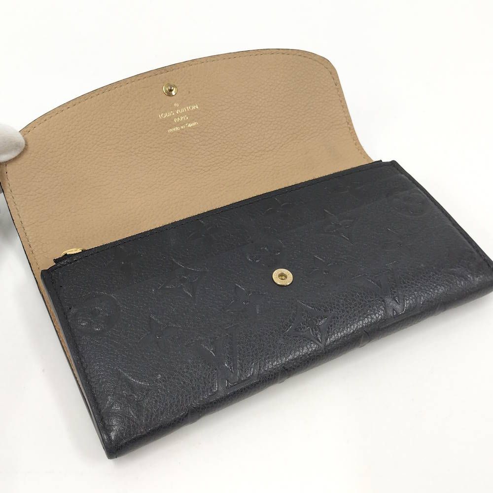 Louis Vuitton Portefeuille Emily Bifold Long Wallet Monogram Empreinte — view 3