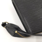 Louis Vuitton Pochette Accessoire Handbag Epi Noir Black — view 7