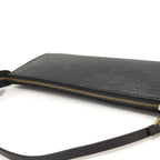 Louis Vuitton Pochette Accessoire Handbag Epi Noir Black — view 8