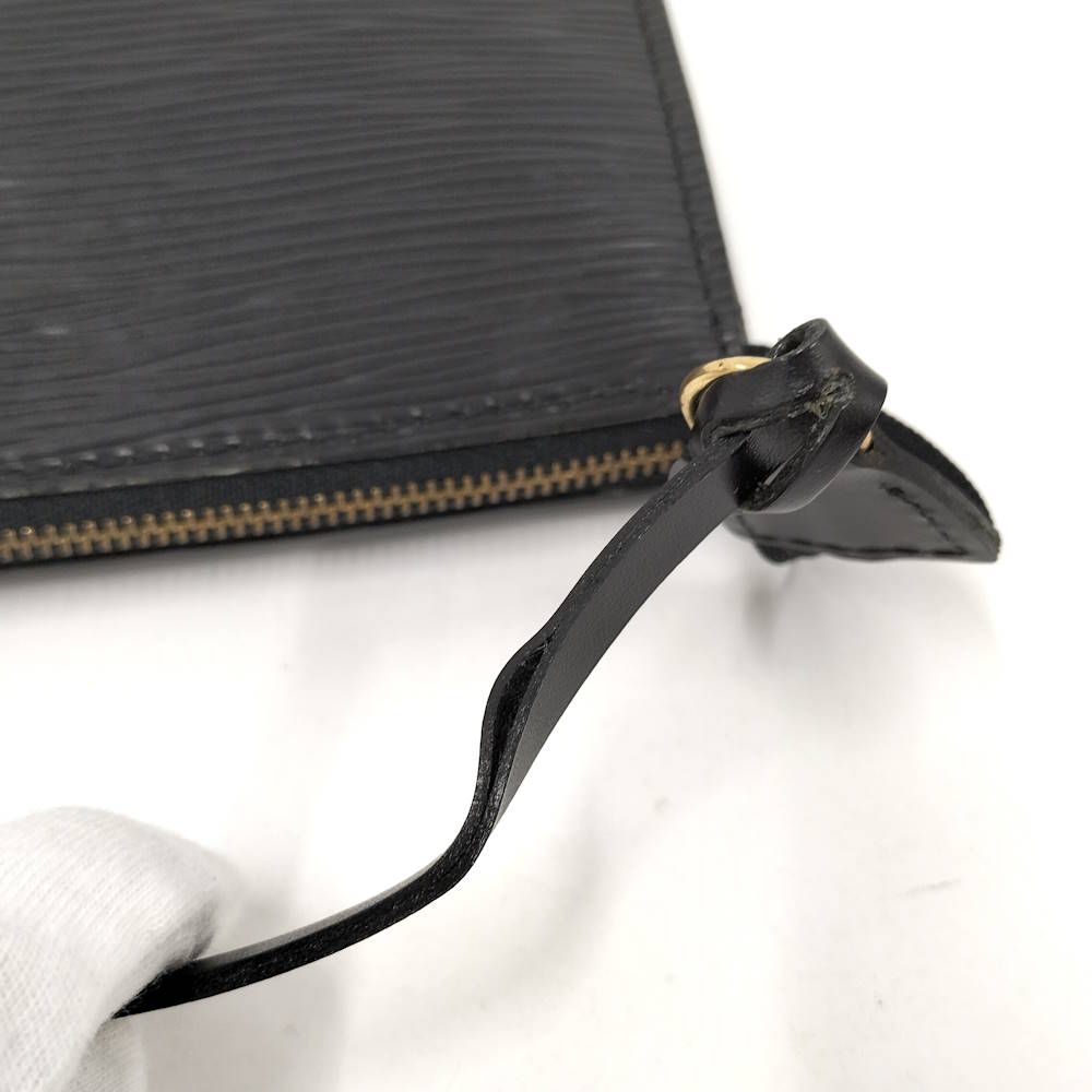 Louis Vuitton Pochette Accessoire Handbag Epi Noir Black — view 5