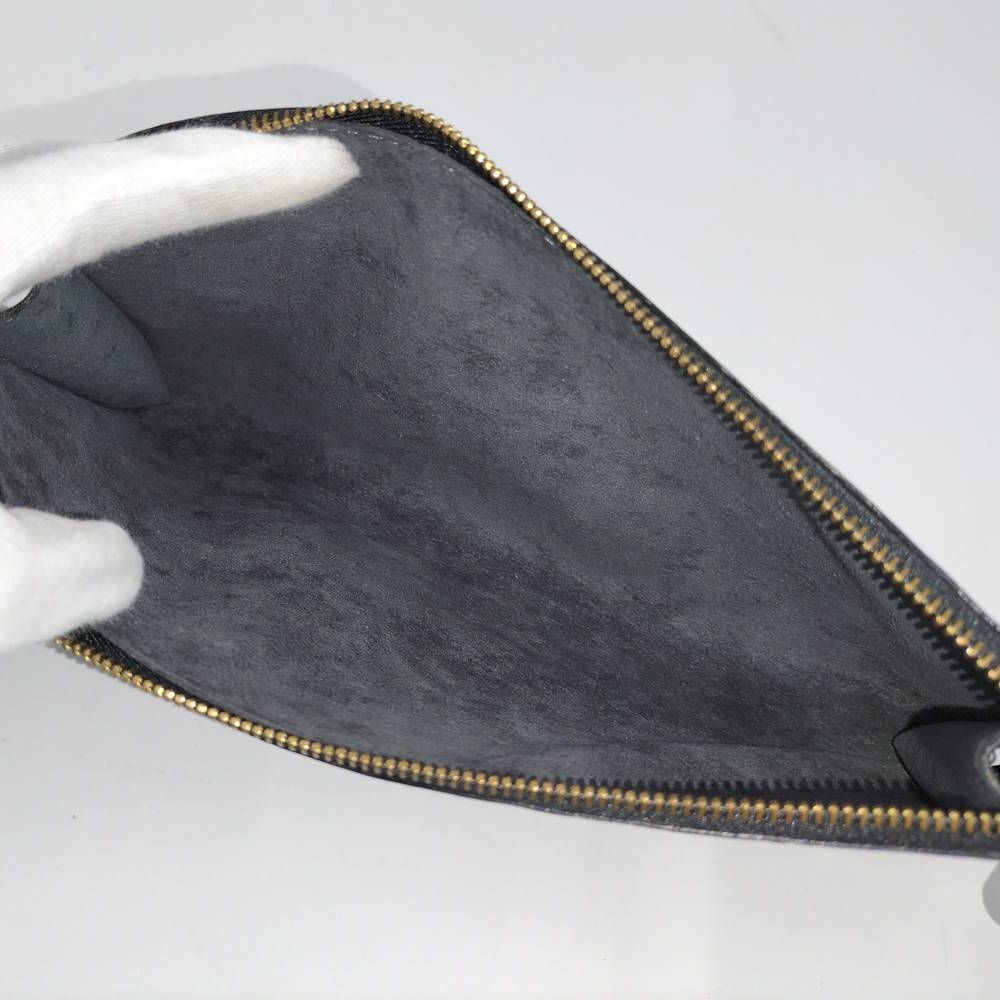Louis Vuitton Pochette Accessoire Handbag Epi Noir Black — view 9
