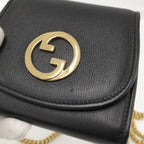 Gucci Chain Wallet Leather Black — view 7