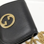 Gucci Chain Wallet Leather Black — view 8