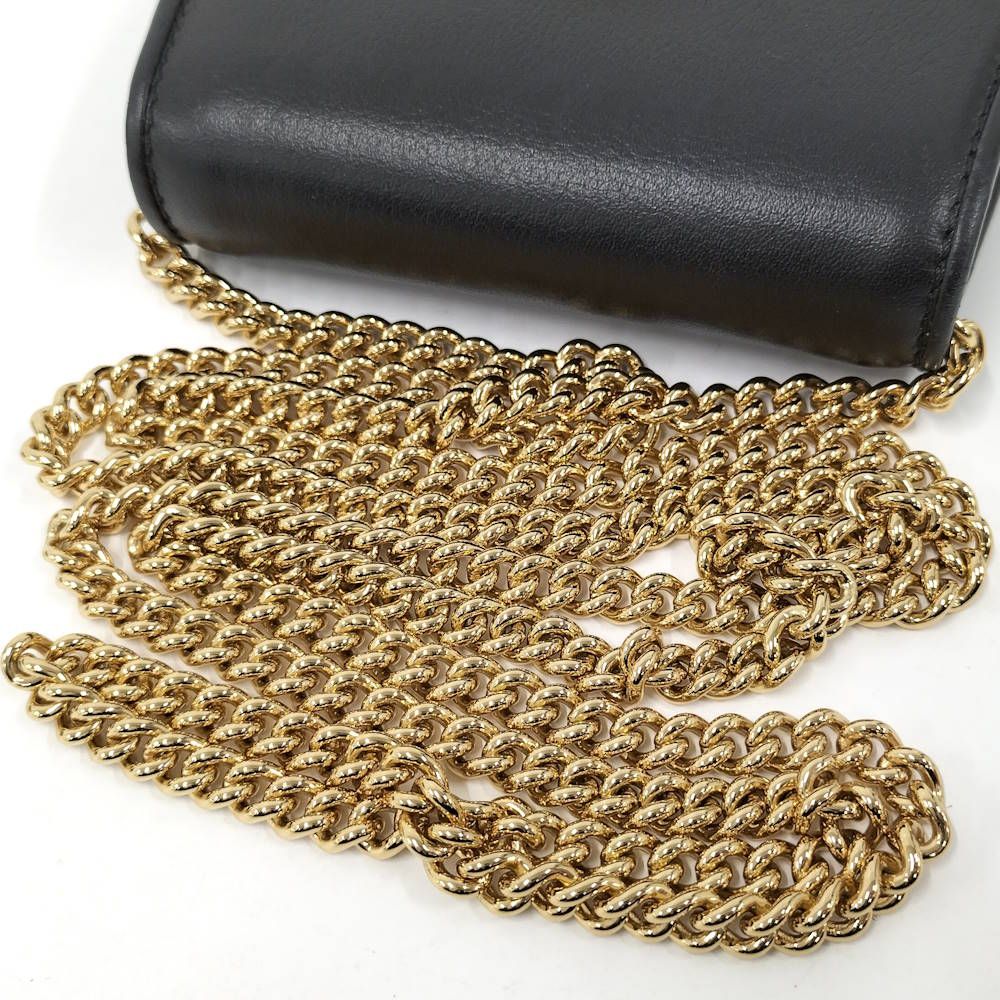 Gucci Chain Wallet Leather Black — view 6