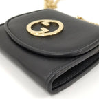 Gucci Chain Wallet Leather Black — view 5