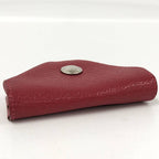 Hermes Levain Quatre Coin Purse Leather Red — view 6