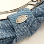 Chanel Ribbon Barrette Denim Blue 26C — view 9