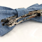Chanel Ribbon Barrette Denim Blue 26C — view 7