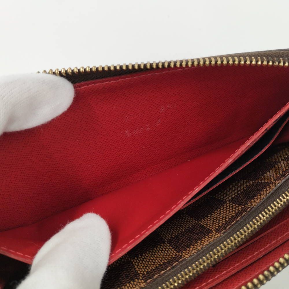 Louis Vuitton Portefeuille Clemence Damier Ebene — view 9