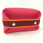 Hermes Bric-a-Brac PM Handbag Canvas Pink — view 4