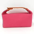 Hermes Bric-a-Brac PM Handbag Canvas Pink — view 2