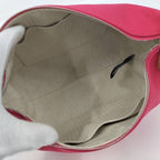 Hermes Bric-a-Brac PM Handbag Canvas Pink — view 9