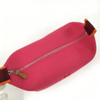 Hermes Bric-a-Brac PM Handbag Canvas Pink — view 7