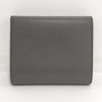 Celine Small Trifold Wallet Leather Gray — view 5