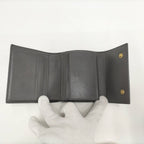 Celine Small Trifold Wallet Leather Gray — view 3