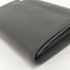 Celine Small Trifold Wallet Leather Gray — view 7