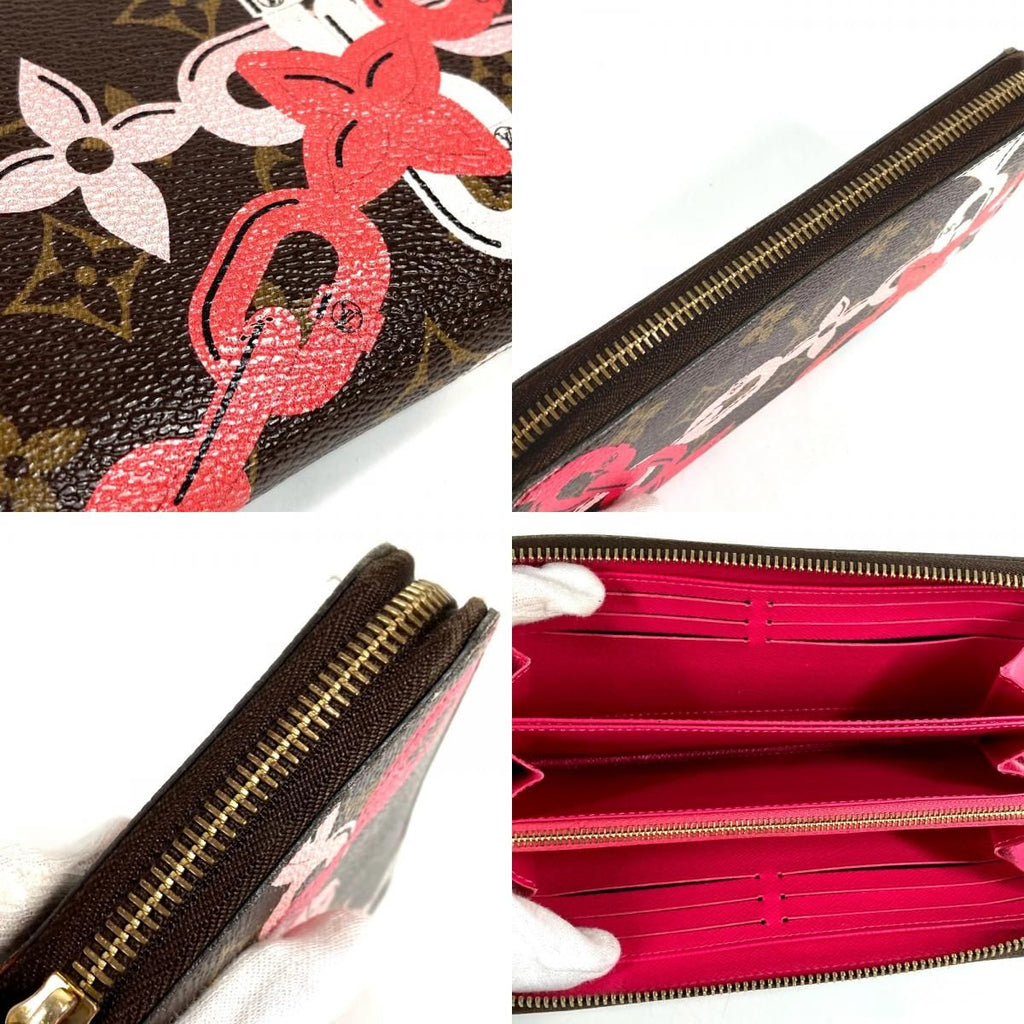 Louis Vuitton Zippy Long Wallet Monogram Canvas Brown — view 7
