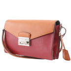 Prada 2-Way Clutch Saffiano Red Orange Shoulder Bag — view 2