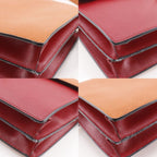 Prada 2-Way Clutch Saffiano Red Orange Shoulder Bag — view 4