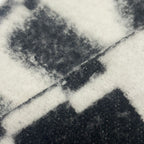 Chanel Scarf CC Logo Cashmere Silk Black White — view 5